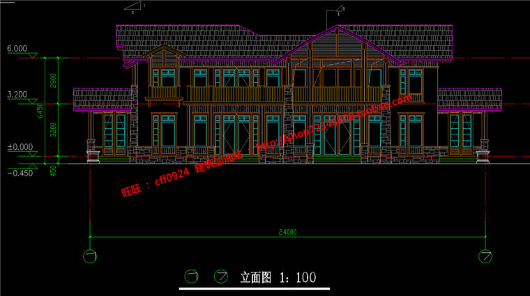 NO00527项目设计度假中心公建酒店方案设计su模型+cad图纸+效...-8