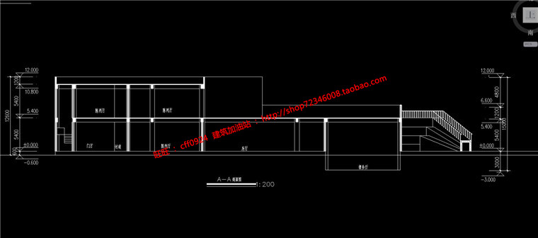 NO013984张高清展板排版博物文化中心cad图纸平立剖-10