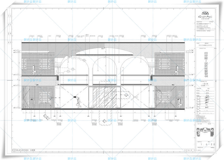 TU01143螳螂室内设计作品集店餐饮空间CAD施工图实景效果图...-5