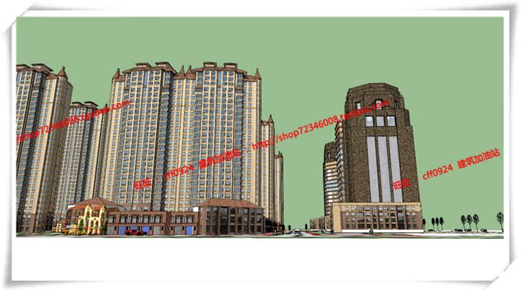 JZ266小区规划方案文本包含SU模型+cad总图+PPT文本-7