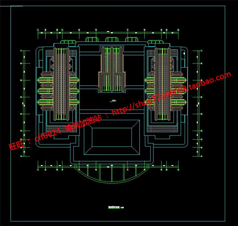 NO01135监察局检察院建筑设计cad图纸su模型效果图学生毕业...-10