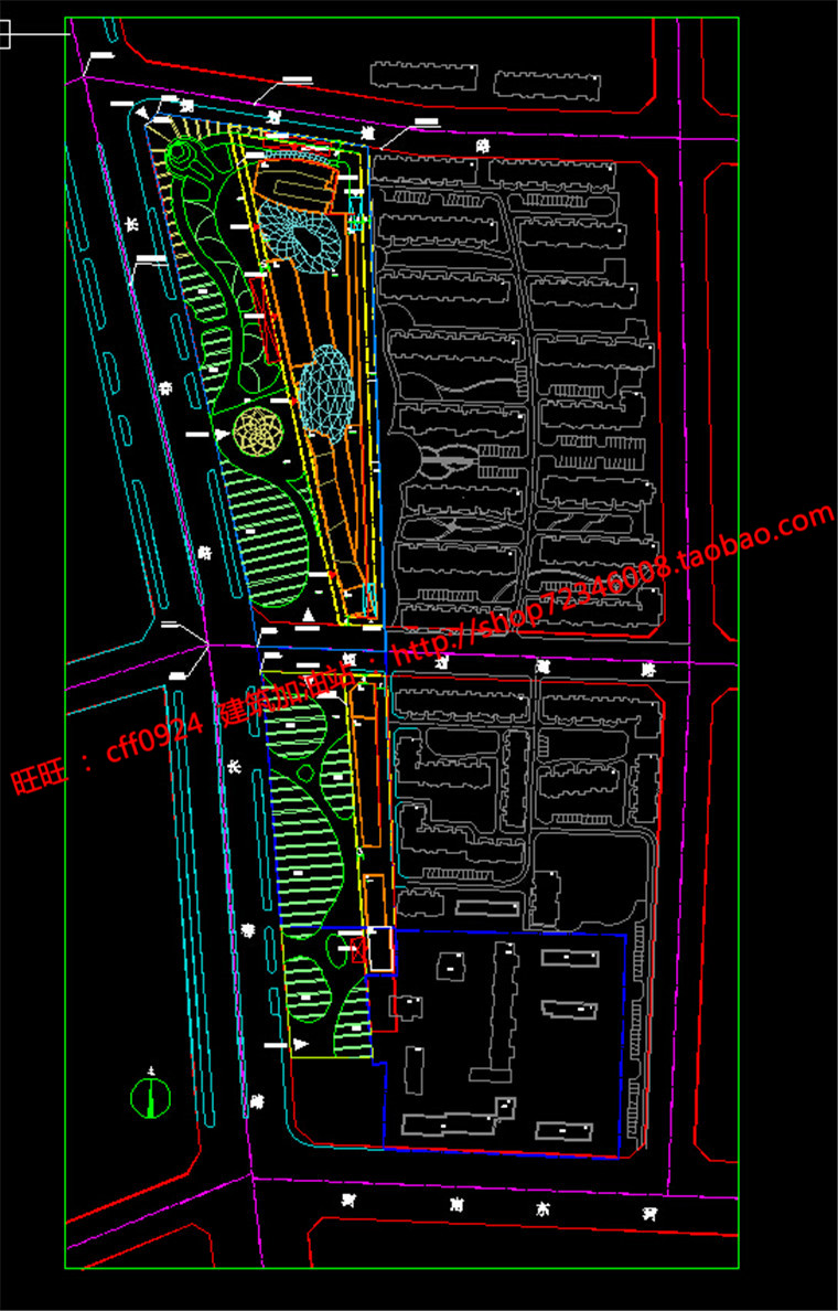 NO00619sketchup+cad图纸源文件商业办公写字楼购物商业街-12