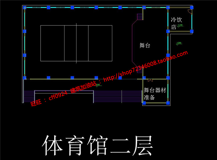 NO0135018班小学学校建筑方案设计cad总图平立面+su模型-12