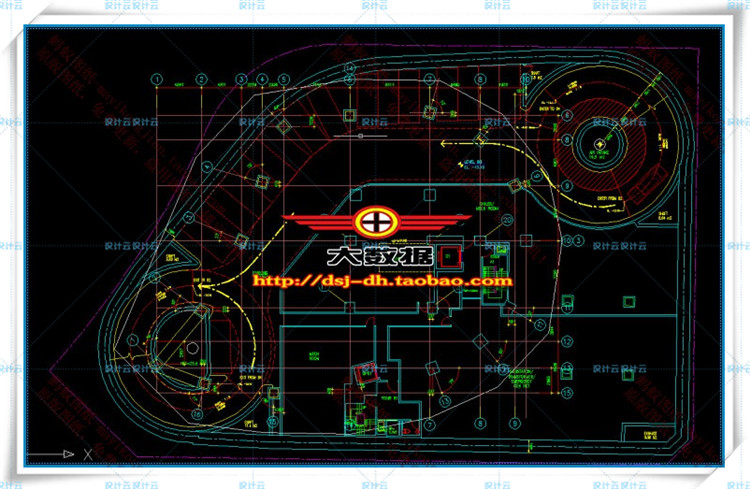 TU01149贝聿铭建筑设计施工图纸苏州博物馆平面布置-20