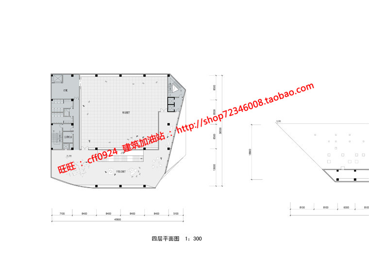 NO01516美术展览馆设计项目资源cad图纸平立剖效果图文本-18