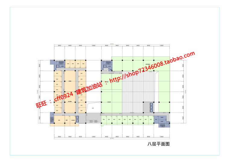 NO01695教学综合楼行政服务中心交易su模型cad图纸文本效果图-38