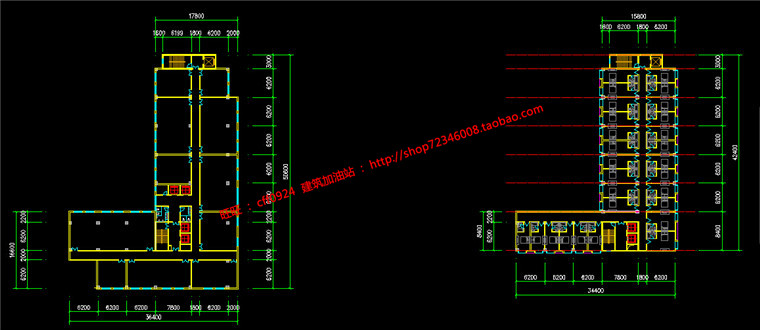 NO00190su+cad图纸+效果图商业综合体办公酒店项目建筑-21