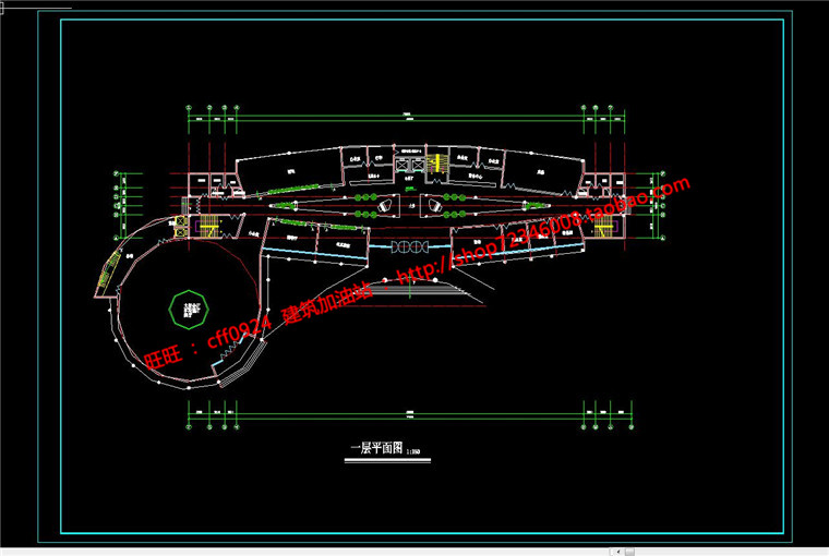 NO01756cad图纸su模型效果图ppt都市集中型酒店建筑方案设计-24