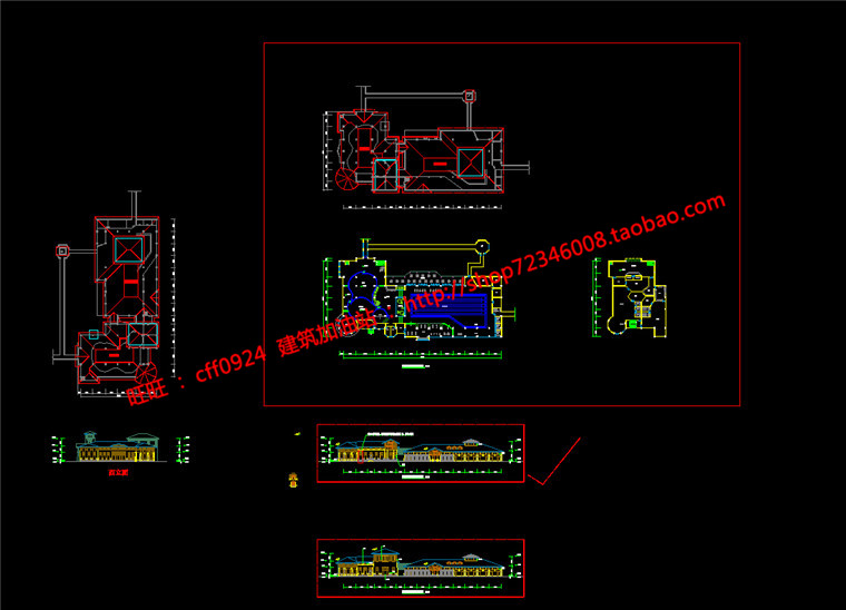 NO00527项目设计度假中心公建酒店方案设计su模型+cad图纸+效...-10