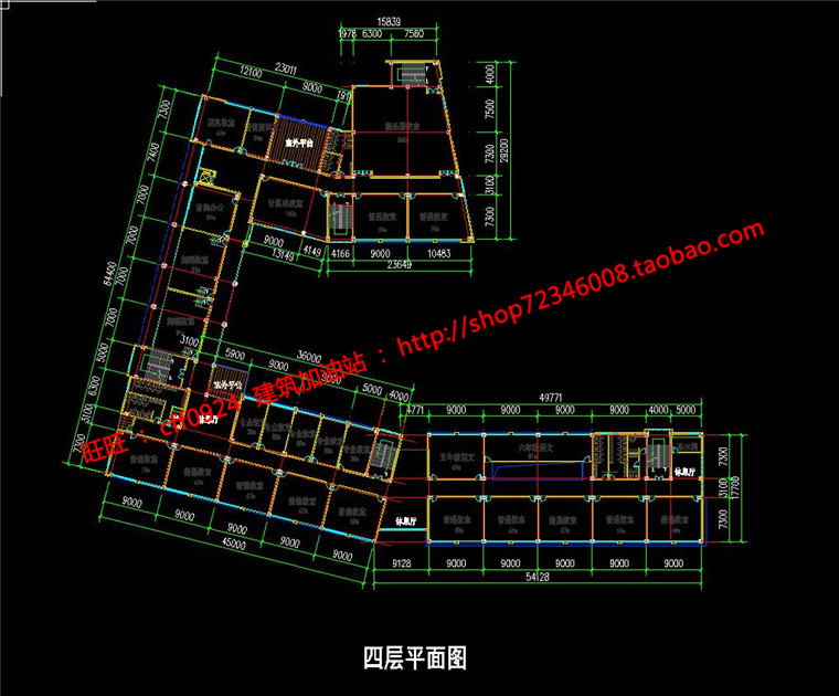 NO0135540班小学建筑方案设计cad总图平立面su模型-11