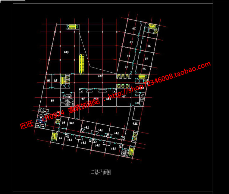 NO01766综合体酒店设计宾馆住宿全套含cad图纸效果图ppt和su...-29
