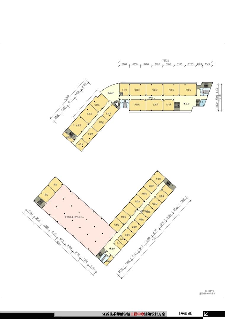 DB03385大学学校实训楼、办公楼单体设计文本及CAD、SU模型-12