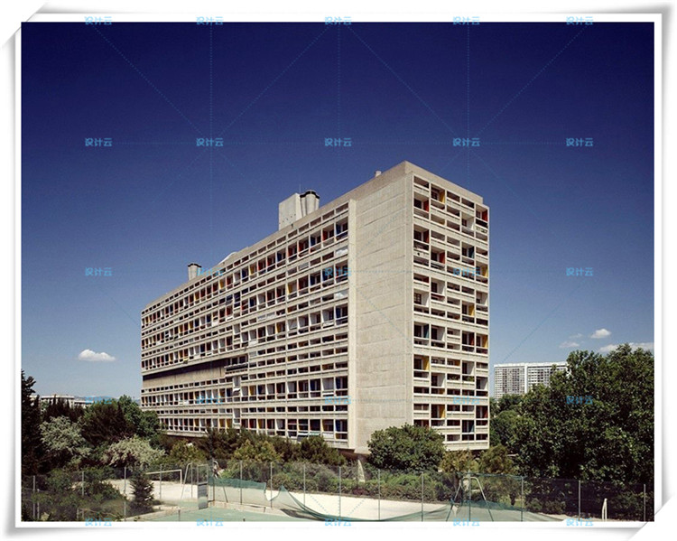 TU00858马赛公寓 su模型 全套CAD 柯布西耶+PPT作品解析 Corbusier-1