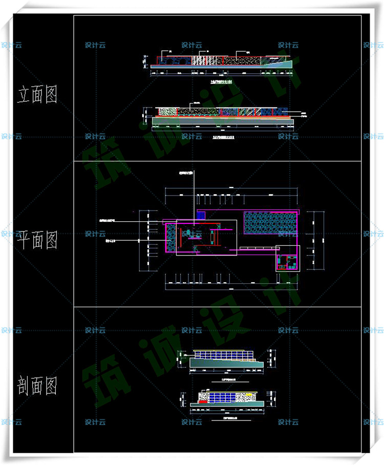 TU00024巴塞罗那德国馆 SU+CAD+PPT密斯凡德罗 大师作品-6