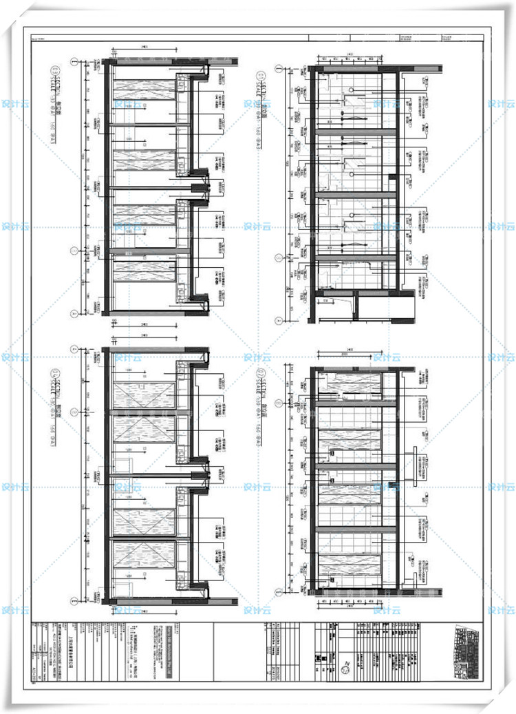 TU00662上海养云安缦酒店 CAD施工图+软装+物料+效果图实景-15