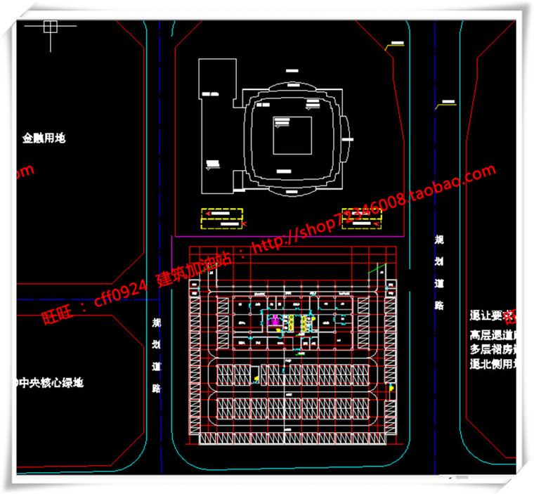 JZ094高层办公楼SU模型+cad图纸+效果图+排版-12