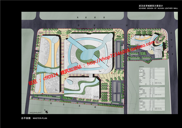 NO00782鞋业城，皮革城二期平面商业中心cad图纸dwg文件效果...-6