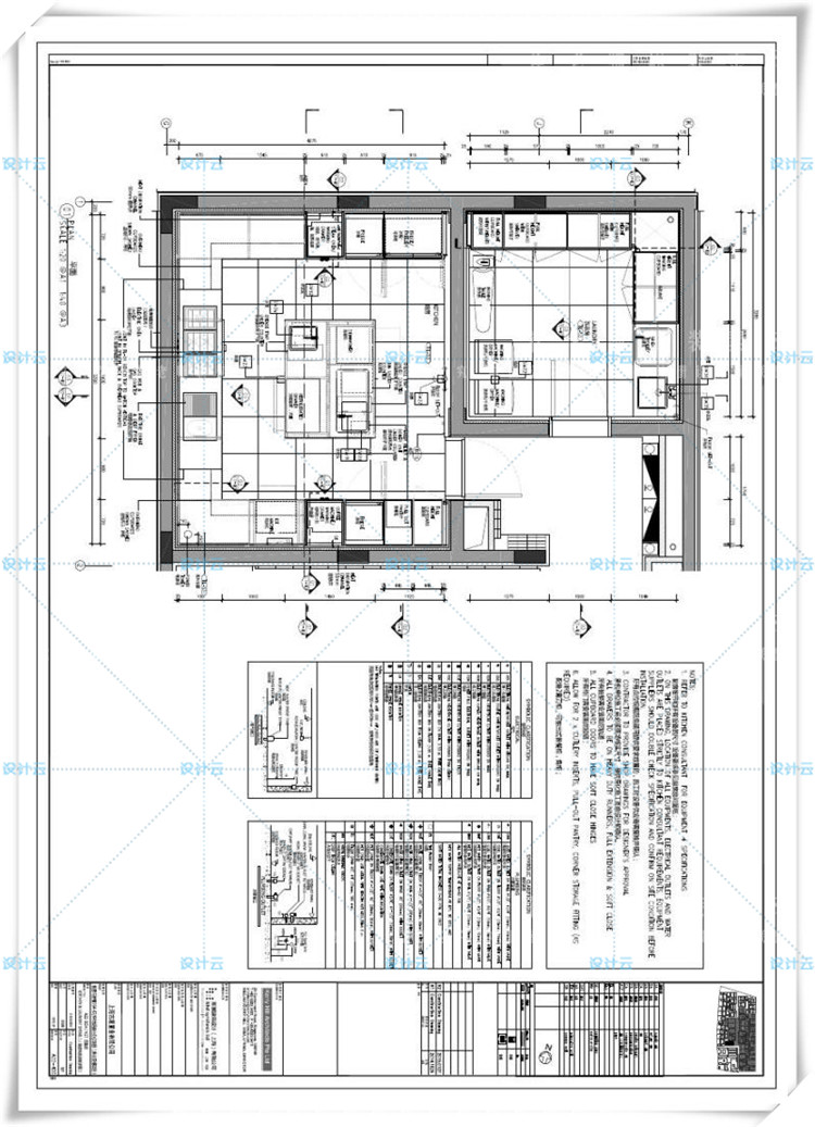 TU00662上海养云安缦酒店 CAD施工图+软装+物料+效果图实景-17