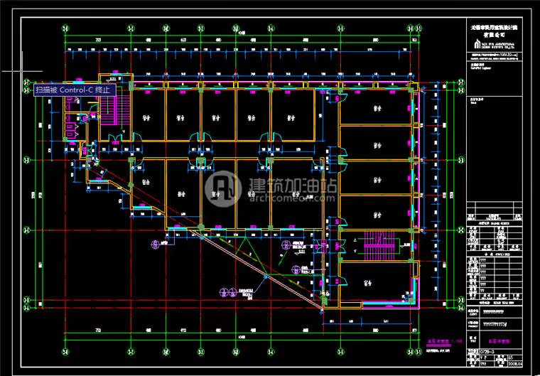 JZ065办公楼设计办公cad 办公SU模型 办公楼施工图 效果图-12