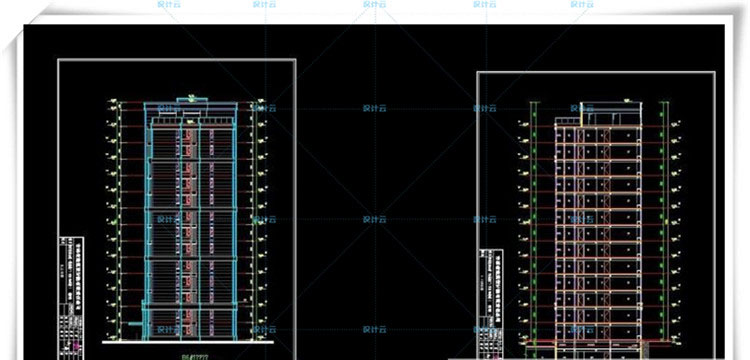 TU00103欧式高层住宅、多层住宅欧式建筑设计和CAD+SU模型-11