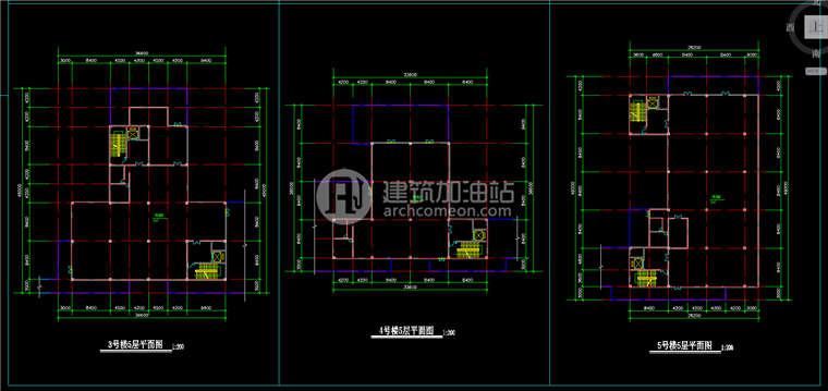 JZ070贵广办公园区设计 办公楼cad图纸SU模型 效果图-12