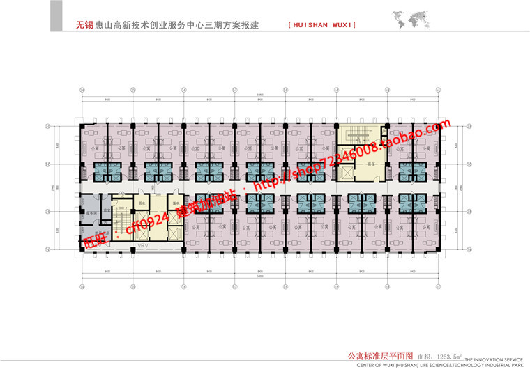 NO00417商务办公精装公寓cad平立剖效果图文本资料高层酒店...-9