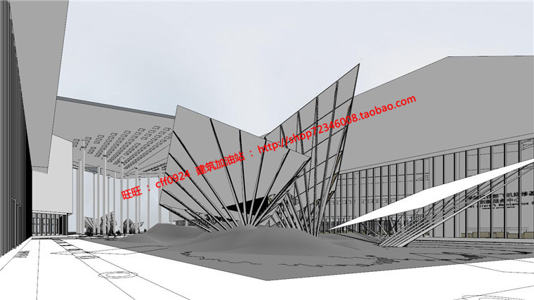 NO00821船舶大厦综合办公楼建筑方案设计cad图纸模型su文本-29