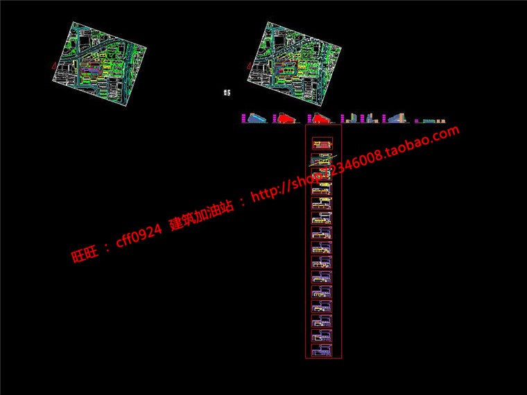 NO01535高校教学楼cad总图平立剖图纸建筑方案图纸及psd填色...-18