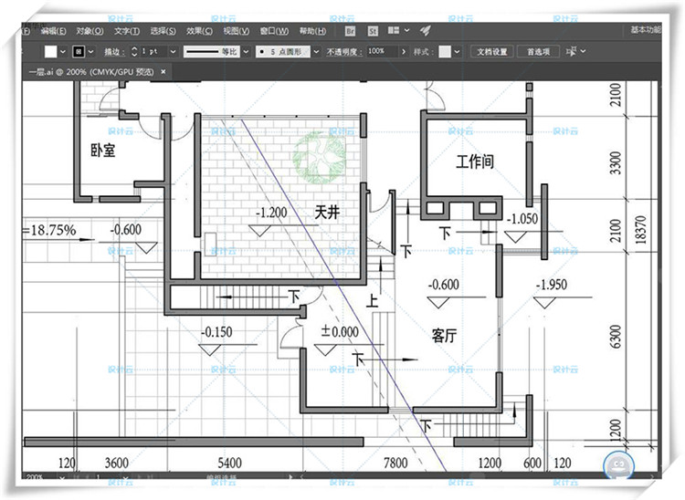 TU00842何多苓工作室 su模型 含全套CAD 刘家琨 大师经典案例-4