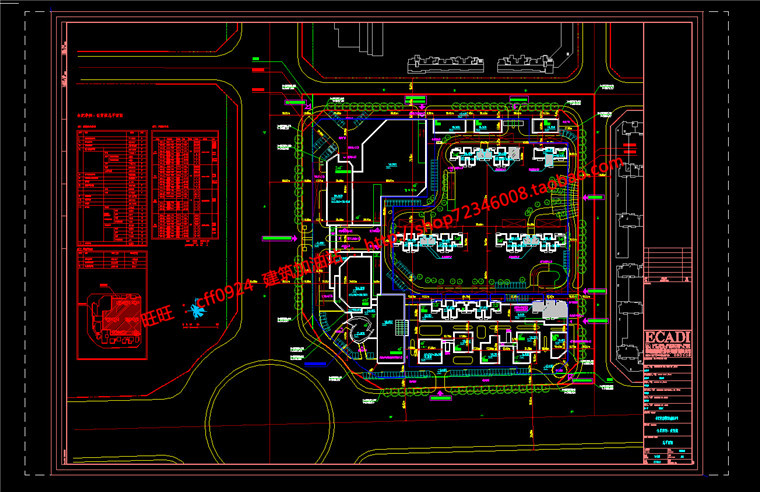 NO00649居住区规划住宅小区建筑cad图纸su模型3dmax效果图-6