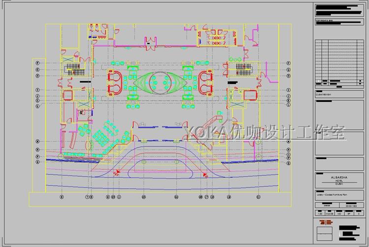 TU02022办公室空间写字楼CAD施工图纸方案平面节点效果图片...-61