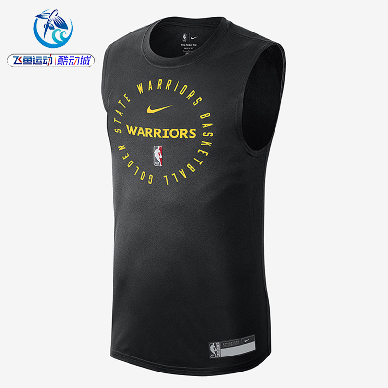 Nike Men's Golden State Warriors Breathable Basketball Training Comfortable Vest Sleeveless T-Shirt Hf1870-010