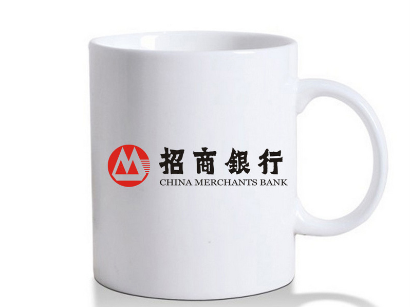 Real Estate Bank Mobile Telecom Ceramic Gift Cup Reinforced Porcelain White Porcelain Cup Mark Cup Advertising Cup New Bone Porcelain Cup