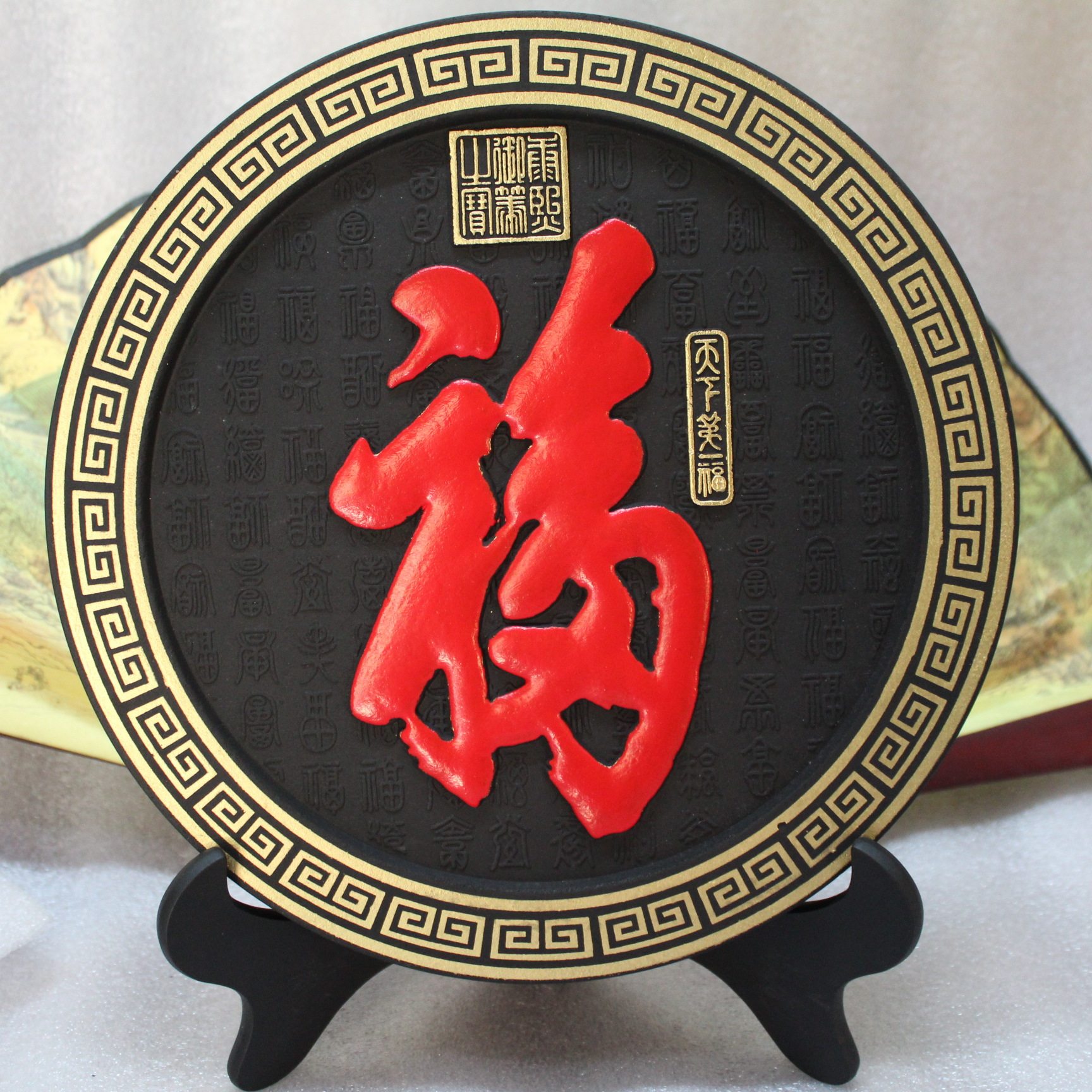 Charcoal carving crafts in the world. Yifu Hongfu handicraft activated carbon carving business gifts to formaldehyde