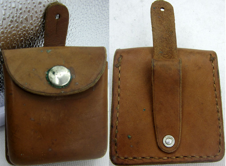 62 pure handmade cow leather with zero wallet 51 yellow cow leather purse 65 genuine leather lighter sleeve finger north needle leather case leather cover