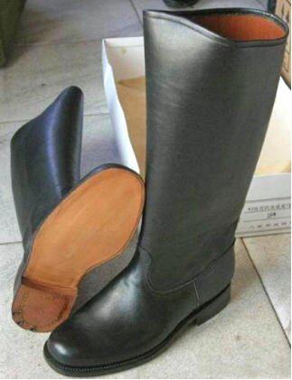 0792-style military riding boots knight boots flag-raiser honor guard riding boots 3515 leather boots men's long leather boots