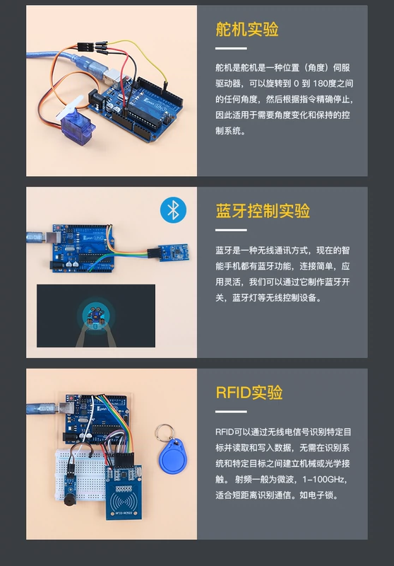 Thích hợp cho bảng phát triển lập trình đầu vào bộ công cụ học tập Arduino Unor3 Maker Scratch Mind+