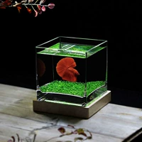 15 квадратных цилиндров с деревянным световым основанием с зеленым песком, чтобы отправить крышку