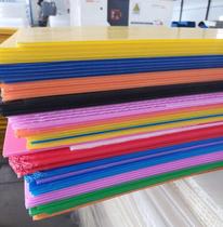 Colored plastic calcium plastic box PP hollow board partition backing board knife card Wantong board corrugated board 234568mm customized