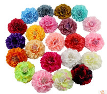 Bikini accessories DIY hat flower head decoration Beach skirt Seaside holiday flower head flower simulation big peony flower hairpin