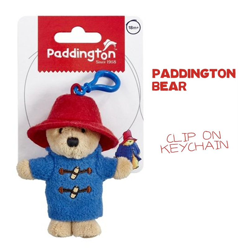 Authentic British Official Paddington Bear Movie Merchandise Plush Doll Keychain Backpack Pendant Accessory Teddy Bear Authentic British Official Paddington Bear Movie Merchandise Plush Doll Keychain Backpack Pendant Accessory Teddy Bear