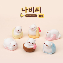 Spot Hello Mr. Nabi Blind Box 2 Generation Korean genuine online red white kitten kitty cat hands for a swing piece