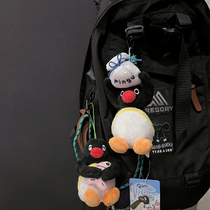 Spot PINGU Japan Genuine Penguin Family Plush Pendant Small Pongaparazzi Backpack Bag Accessories Keychain Buckle