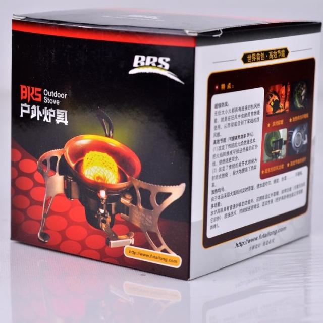 Bếp từ gió BRS-15 bếp lửa lớn bếp ngoài trời bếp gas cầm tay loại bếp - Bếp lò / bộ đồ ăn / đồ nướng dã ngoại giá bếp ga mini