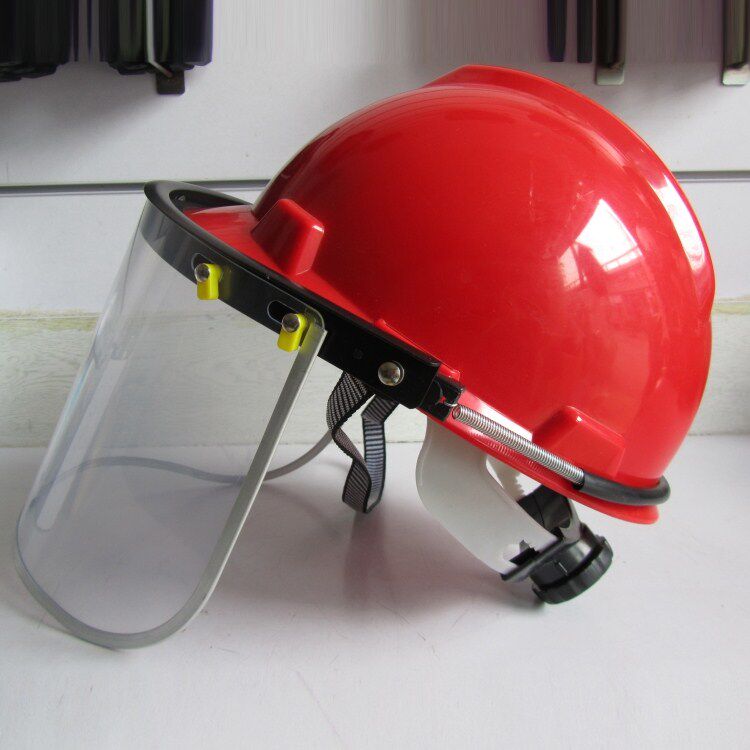 Safety Protection Work Laupo Special Anti Splash Surface Screen Riding Protection Rain Protection Polished Spring Mask Safety Helmet