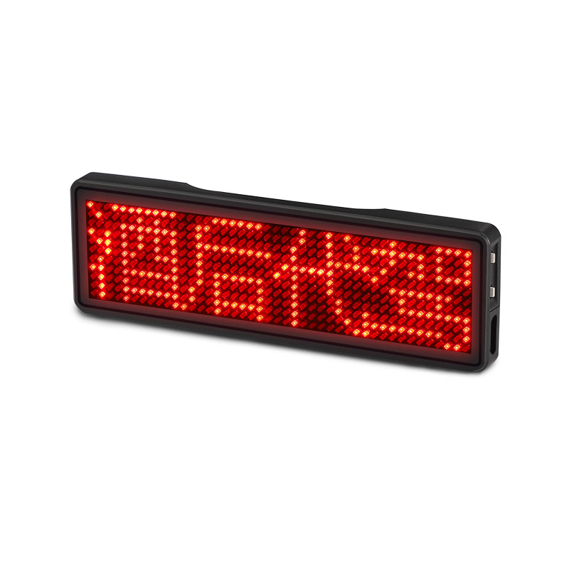 Bluetooth LED chest display custom light-emitting brand custom KTV brand license plate work card