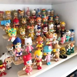 Bubble Mart многослойная лестничная витрина из цельного дерева, слепая коробка Jasmine molly, настольный ящик для хранения ручной работы