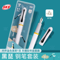 Taiwan SKB Civilization Pen ES-300 male and female elementary school students use writing practice ink pen adult ink bold pen