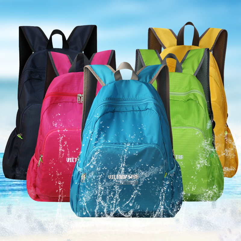 Outdoor Shoulder Bag Sports Riding Leisure Fitness Bag Swimming Climbing Bag Men's Folding Skin Bag Travel Double Shoulder Bag Woman