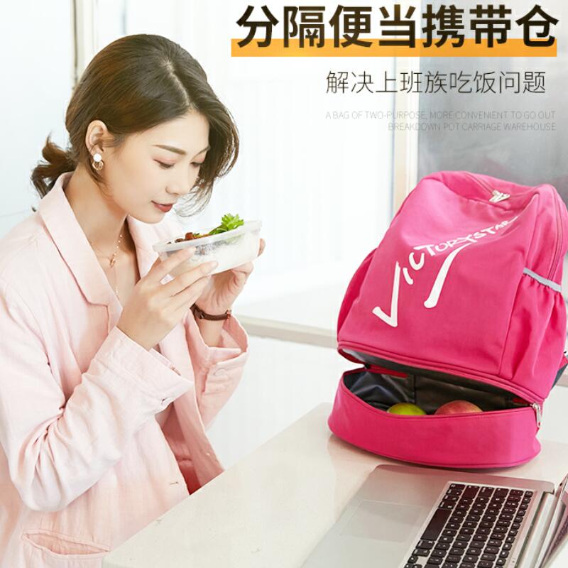 Insulated Lunch Box Kits Bag New Waterproof Lunchpacks For Work With Meals Outdoor Travel Business Computer Double Shoulder Bag